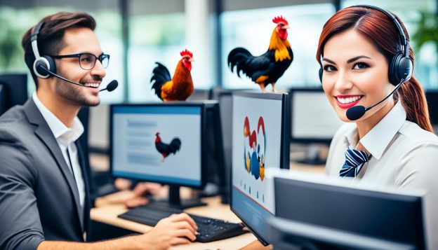 Customer Service Profesional untuk Sabung Ayam